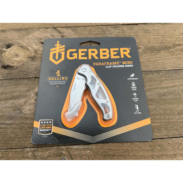 Image Couteau GERBER Paraframe Mini Clip 48485 - 13323 - Kodiak Store