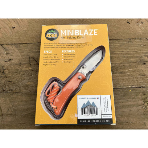 Image Couteau OUTDOOR EDGE Mini Blaze MB20C - 13369 - Kodiak Store