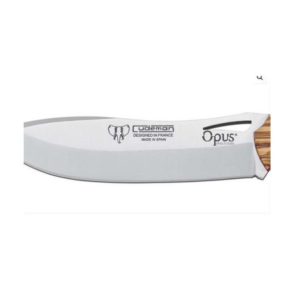 Image Couteau CUDEMAN Ness Wolf 208-L avec étui en cuir - 13649 - Kodiak Store