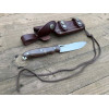 Image Couteau CUDEMAN Ness Wolf 208-G avec étui en cuir - 13660 - Kodiak Store
