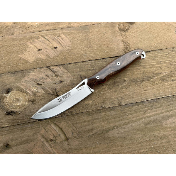 Image Couteau CUDEMAN Ness Wolf 208-G avec étui en cuir - 13661 - Kodiak Store