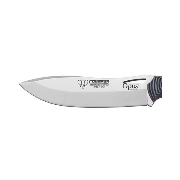 Image Couteau CUDEMAN Ness Wolf 208-M avec étui en cuir - 13663 - Kodiak Store