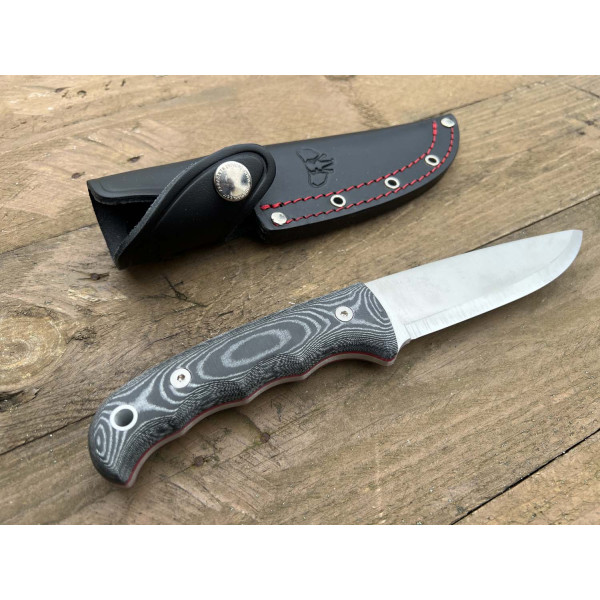 Image Couteau CUDEMAN Survival 148-M avec son étui cuir - 13681 - Kodiak Store