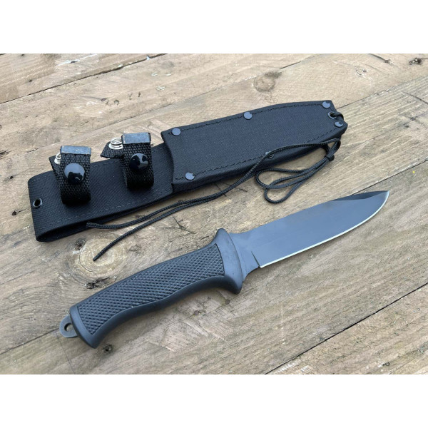 CUDEMAN Tactical 177-N Knife: Durable Steel, Secure Grip & Versatility for Hostile Environments