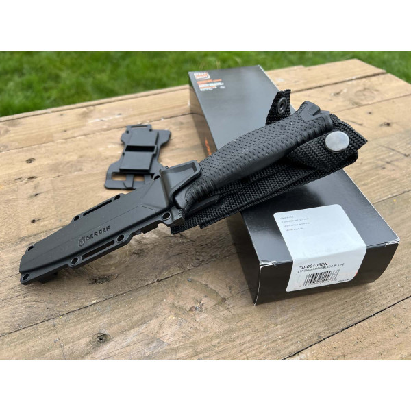 Image Couteau GERBER Strongarm 1038 Black avec étui - 13762 - Kodiak Store