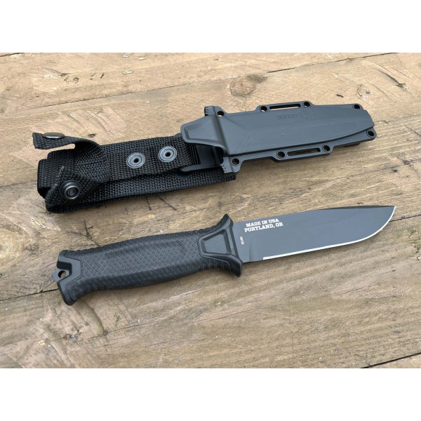 Image Couteau GERBER Strongarm 1038 Black avec étui - 13764 - Kodiak Store