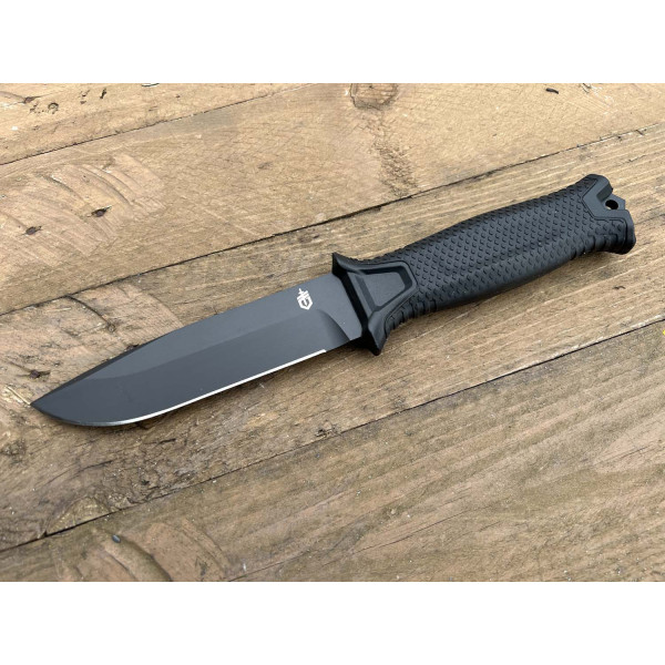 Image Couteau GERBER Strongarm 1038 Black avec étui - 13765 - Kodiak Store