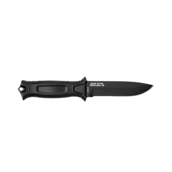 Image Couteau GERBER Strongarm 1060 Black avec étui - 13773 - Kodiak Store