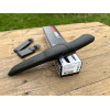 MORA Bushcraft Black SRT 12491 Knife: Swedish Reliability, Non-Slip, Mixed Edge, Perfect for Adventure and Hunting
