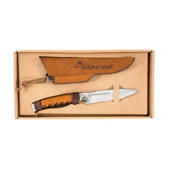 Image Couteau Wildsteer gold avec allume feu WILD0101P - 13888 - Kodiak Store