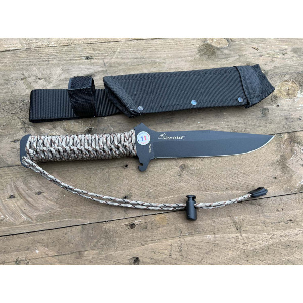 Image Couteau WILDSTEER TX Wild Paracord Desert Camo - 13897 - Kodiak Store