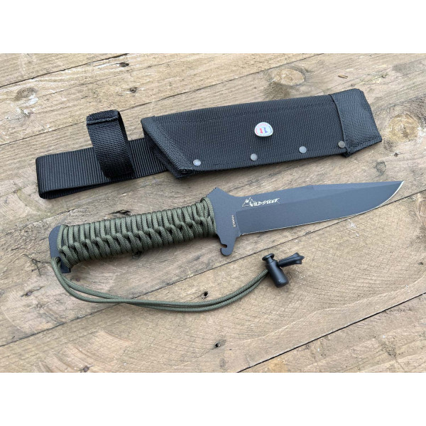 Image Couteau WILDSTEER TX Wild Paracord Kaki - 13903 - Kodiak Store