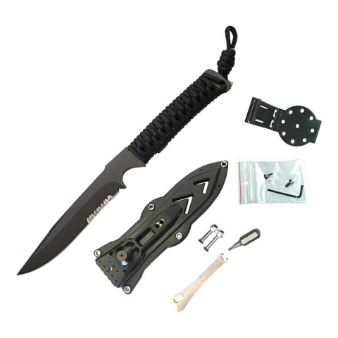 Image Couteau WILDSTEER Kraken Black KRA3213 - 13963 - Kodiak Store