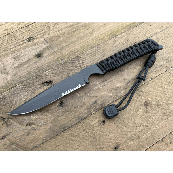 WILDSTEER Kraken Black Knife KRA3213: Tactical, Robust, Professional