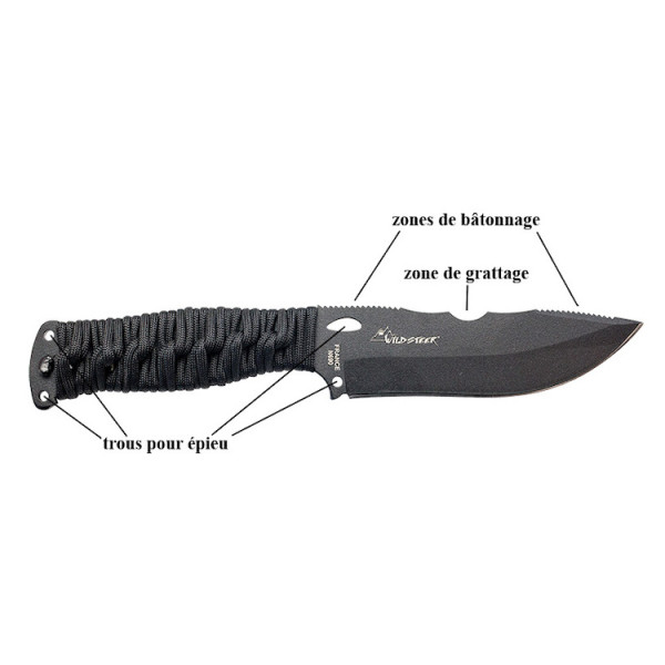 Image Couteau WILDSTEER Adventurer ADV3113 - 14046 - Kodiak Store