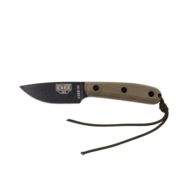 Image Couteau ESEE Model 3 HM avec étui en cuir - 14119 - Kodiak Store