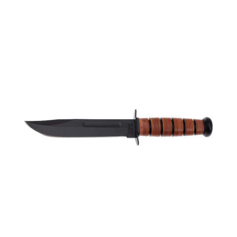 Image Couteau KA-BAR USMC 1217 avec étui en cuir - 14142 - Kodiak Store
