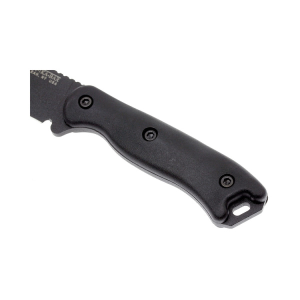 KA-BAR BK16 Short Becker Knife: Carbon Blade, Nylon Sheath, Survival