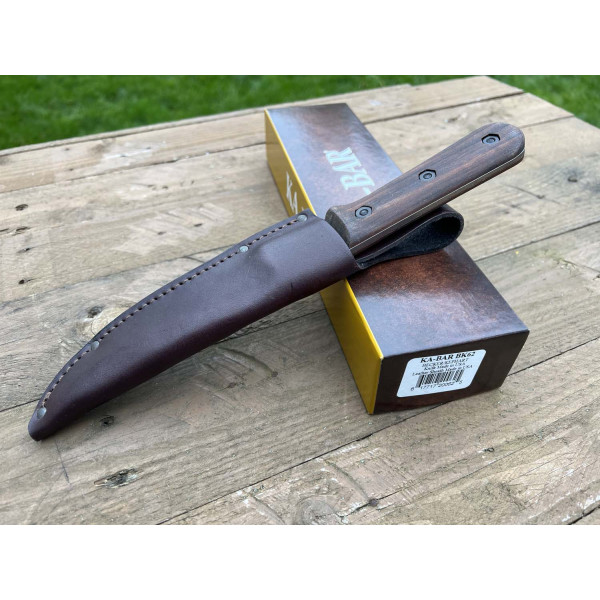 Image Couteau KA-BAR BK62 Kephart avec étui Cuir - 14194 - Kodiak Store