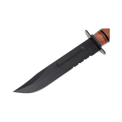 Image Couteau KA-BAR USMC 1218 avec étui cuir - 14199 - Kodiak Store