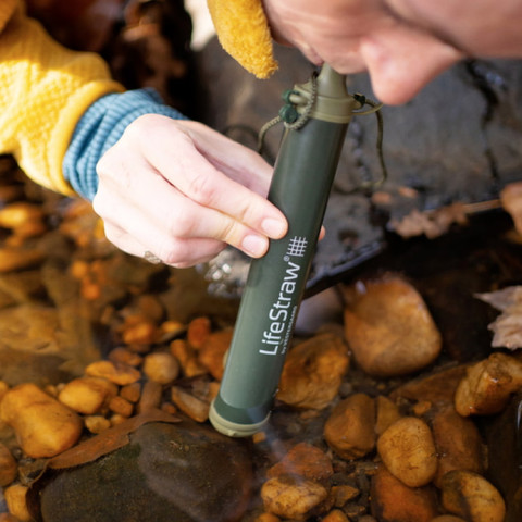 Image Paille Filtrante LIFESTRAW Verte - 14440 - Kodiak Store
