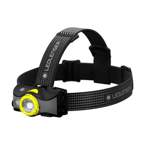 Image Lampe frontale Ledlenser MH7 Noire / Jaune - 14525 - Kodiak Store