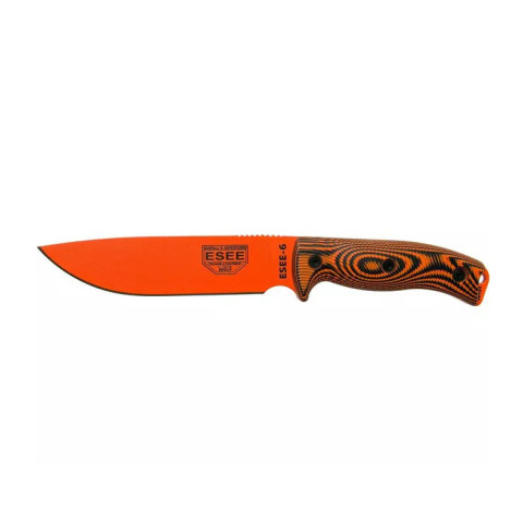 Image Couteau ESEE Model 6 Orange 3D avec étui kydex - 14867 - Kodiak Store
