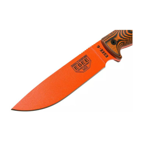 Image Couteau ESEE Model 6 Orange 3D avec étui kydex - 14869 - Kodiak Store