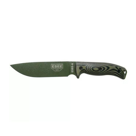 Image Couteau ESEE Model 6 OD Green avec étui kydex - 14873 - Kodiak Store