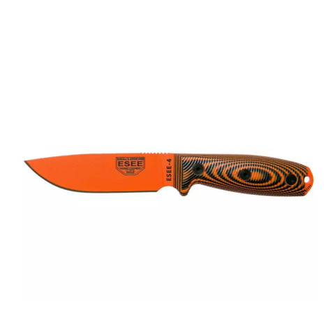 Image Couteau ESEE Model 4 Orange 3D avec étui Kydex - 14896 - Kodiak Store
