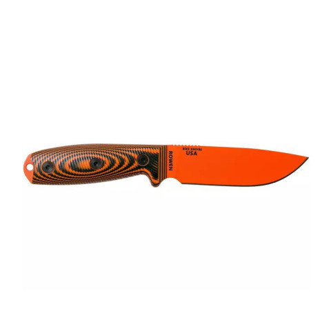 Image Couteau ESEE Model 4 Orange 3D avec étui Kydex - 14897 - Kodiak Store