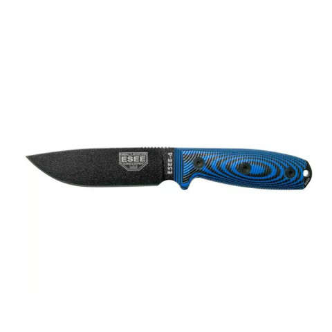 Image Couteau ESEE Model 4 Blue 3D avec étui Kydex - 14902 - Kodiak Store