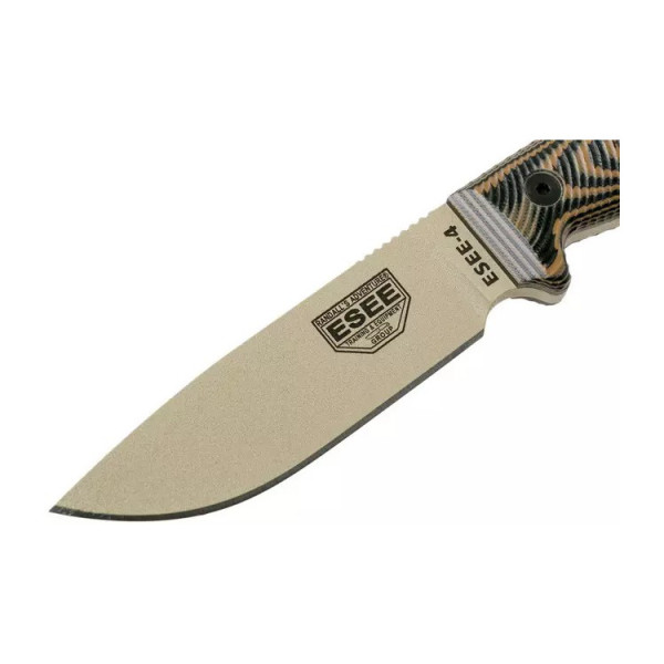 Image Couteau ESEE Model 4 Desert Tan 3D étui Kydex - 14916 - Kodiak Store