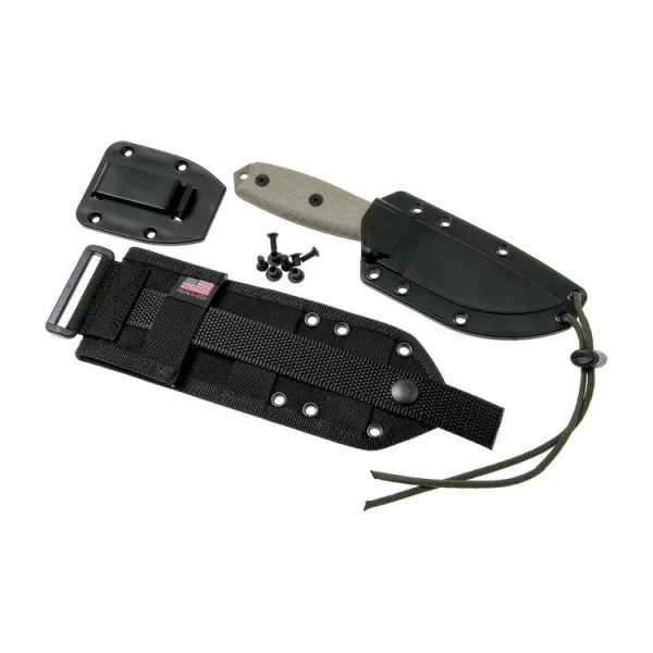Image Couteau ESEE Model 3 Dark Earth avec étui Zytel - 14925 - Kodiak Store