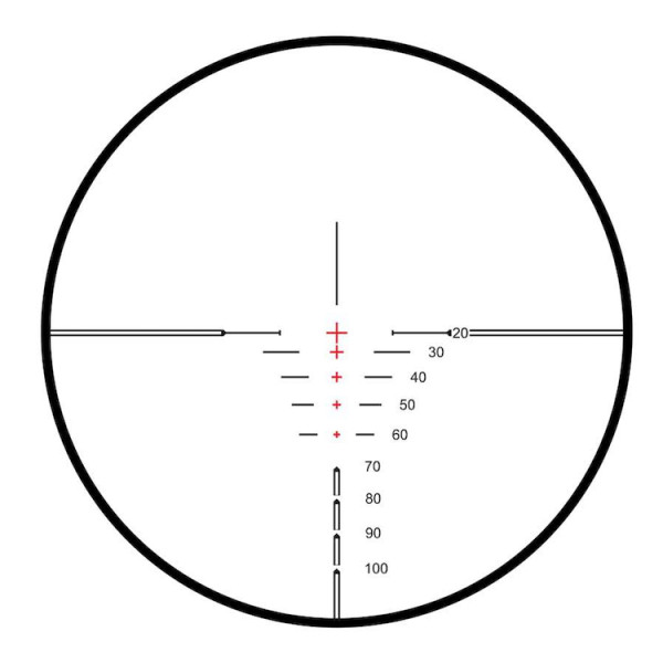 Image Lunette de visée Hawke XB1 SR 1,5-5x32 - 15048 - Kodiak Store