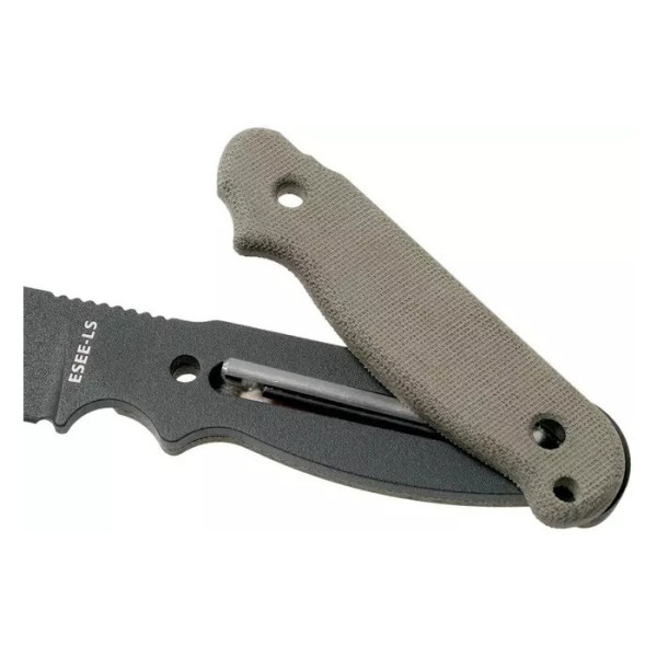 Image Couteau ESEE Laser Strike Gunsmoke avec étui kydex - 15109 - Kodiak Store