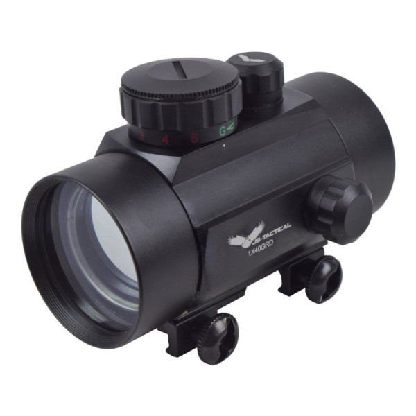 Image Red dot 1x40 noir 46 mm réticule rouge et vert - 15513 - Kodiak Store