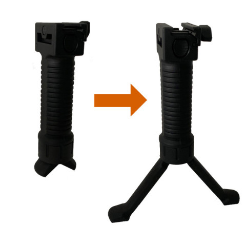Image Poignée avant avec bipied intégré adaptable rail 21 mm - 15649 - Kodiak Store