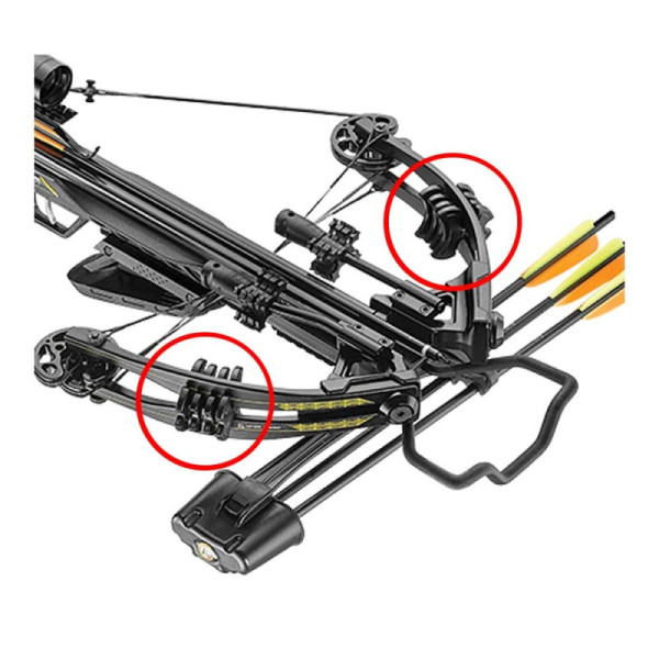 Image Amortisseurs d'arcs en caoutchouc pour arbalètes EK Archery - 15762 - Kodiak Store