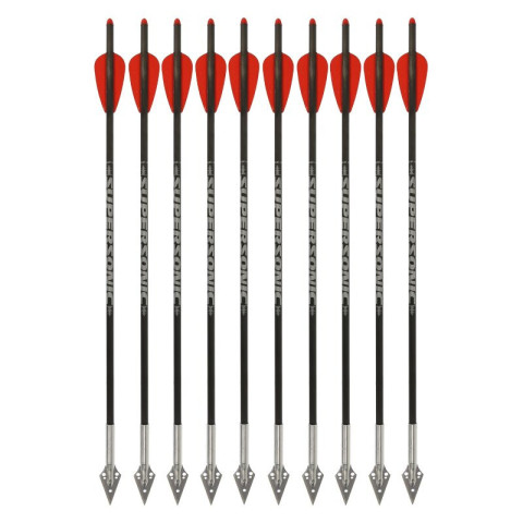 Image 10 flèches de chasse 13 pouces en carbone FMA Supersonic - 15889 - Kodiak Store