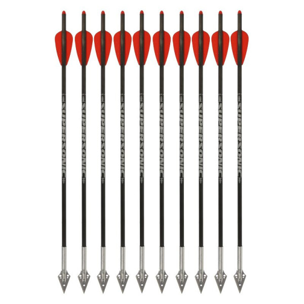 Image 10 flèches de chasse 13 pouces en carbone FMA Supersonic - 15889 - Kodiak Store