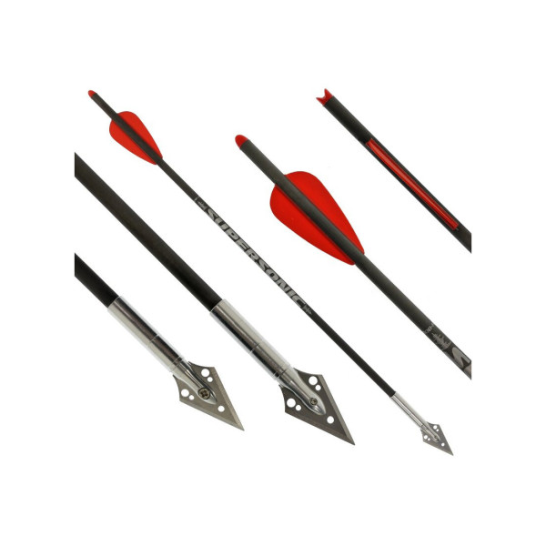 Image 10 flèches de chasse 13 pouces en carbone FMA Supersonic - 15890 - Kodiak Store