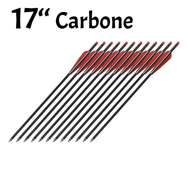 Image Lot de 12 traits Maximal Maxonia 17 pouces 9 mm en carbone - 16025 - Kodiak Store