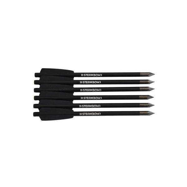 Image Pack de 6 traits Bodkin 16cm en aluminium pour Steambow Stinger AR-6 - 16032 - Kodiak Store