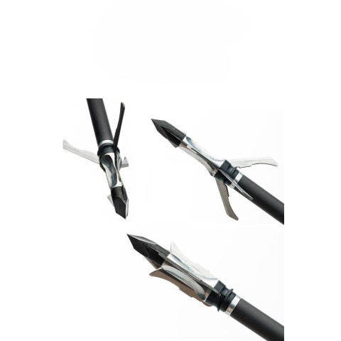 Image Pack de 3 pointes de chasse rétractables Grim Reaper Razortip - 16104 - Kodiak Store