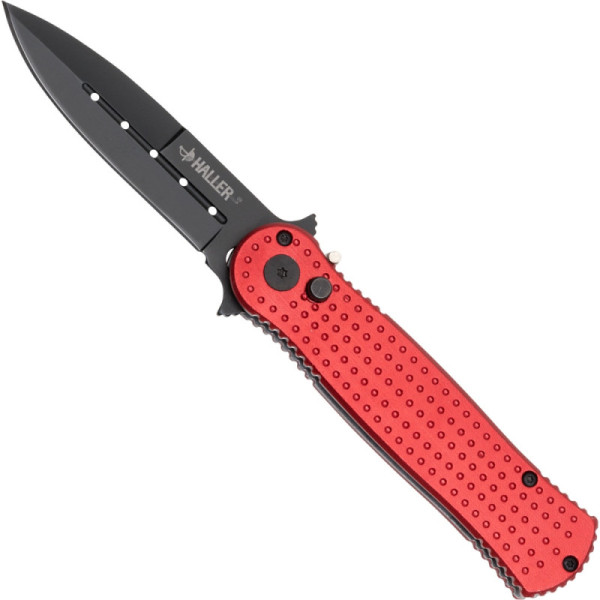 Image Couteau pliant automatique Haller rouge - 16110 - Kodiak Store