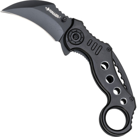 Image Couteau de poche Haller Carambit noir - 16138 - Kodiak Store