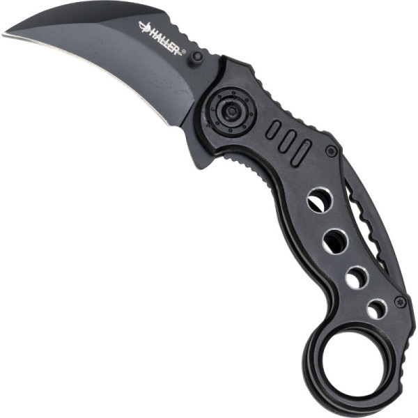 Image Couteau de poche Haller Carambit noir - 16138 - Kodiak Store