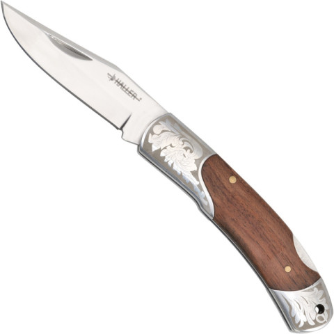 Image Couteau de poche Haller avec manche en bois de padouk - 16147 - Kodiak Store
