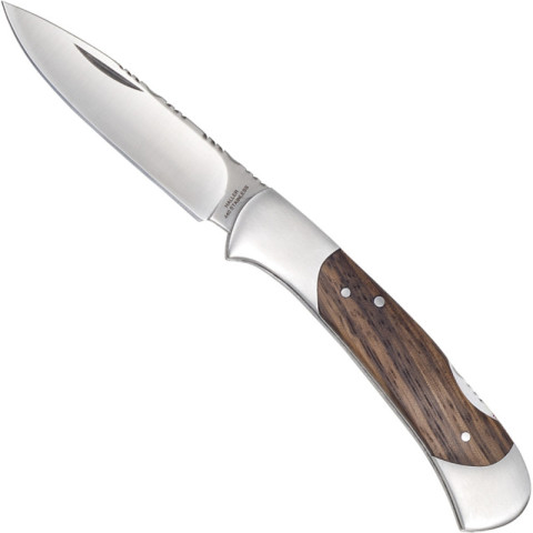 Image Couteau de poche Haller avec manche en bois de Zebrano 65 mm - 16151 - Kodiak Store